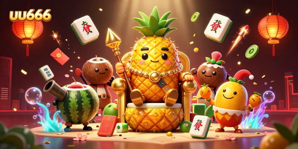 Experience thrilling gameplay at uu666 with vibrant casino characters and game elements in a stunning 3D illustration.