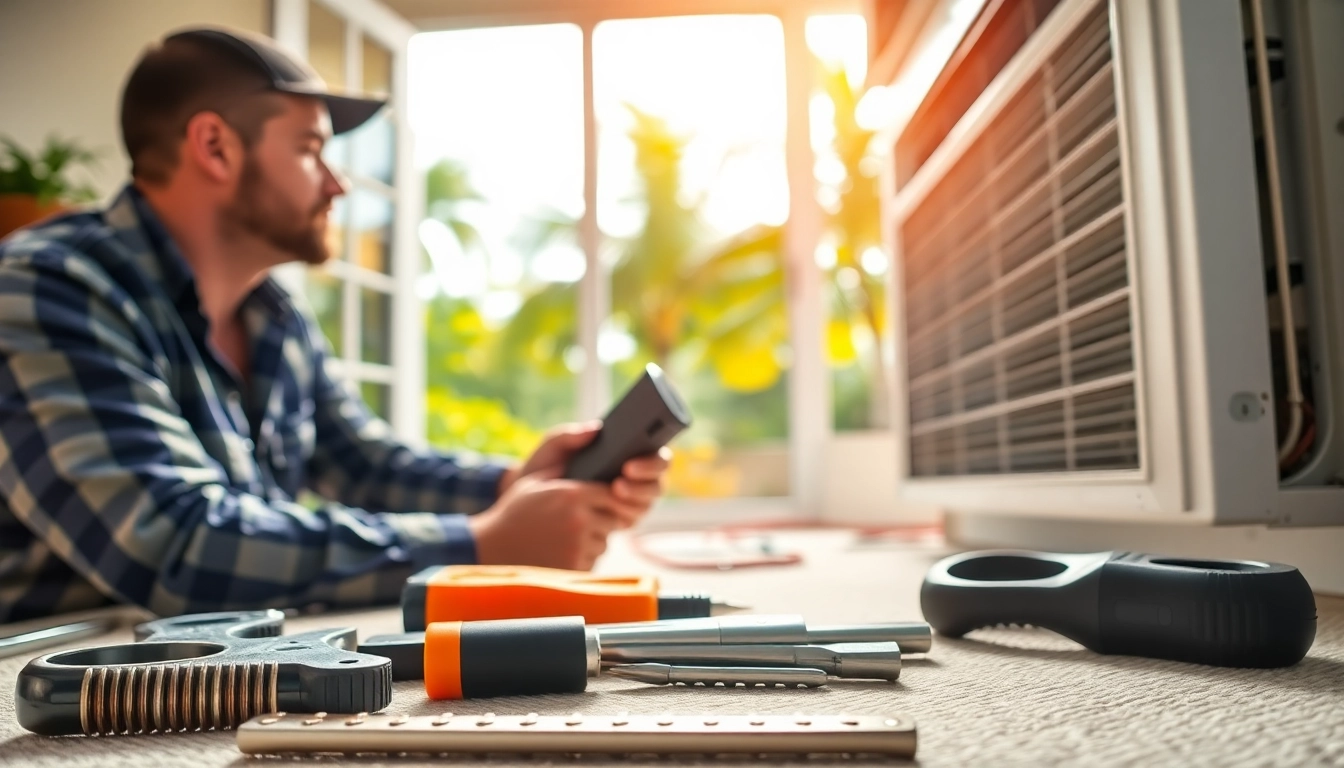 Air Conditioning Repair Tampa by a skilled technician showcasing professional expertise.