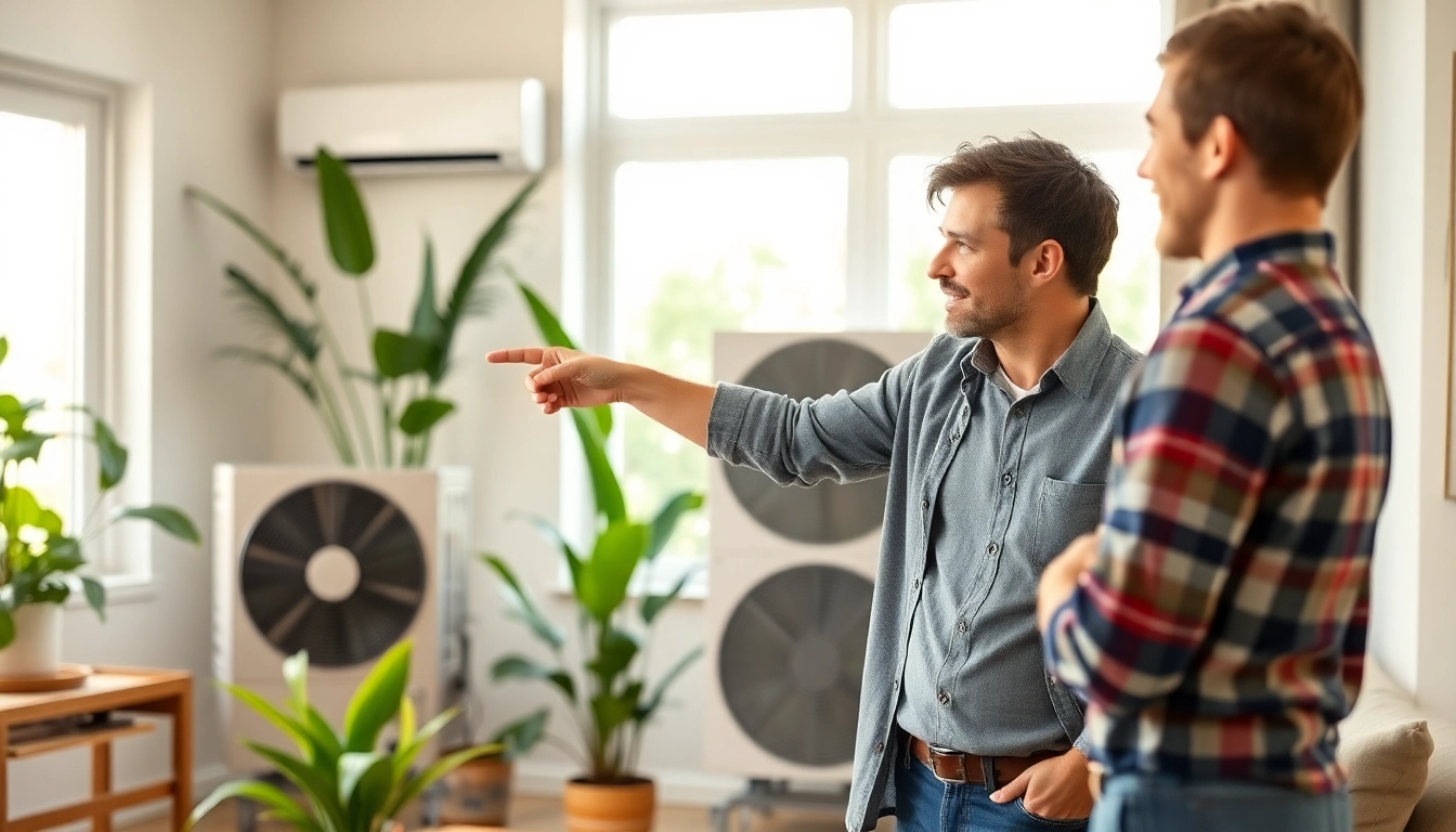 Engaging consultation between an american standard hvac dealer and a homeowner in a bright living room. related image