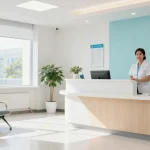 "Patient care at luck8 healthcare facility focused on wellness and trust."