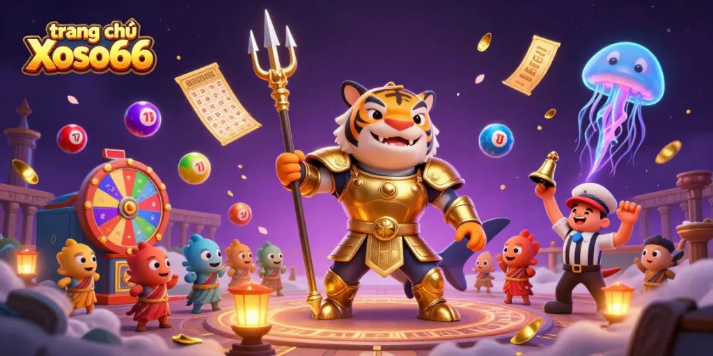 Engage with thrilling games at trang chủ Xoso66, a vibrant underwater casino scene featuring exciting lottery elements.
