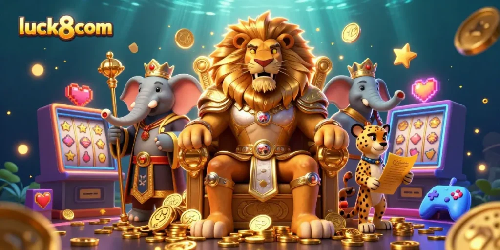 Experience the excitement of betting at luck8com with thrilling 3D casino elements.